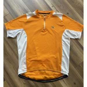 Mishima Cycling Shirt Men's Size Large Orange Biking